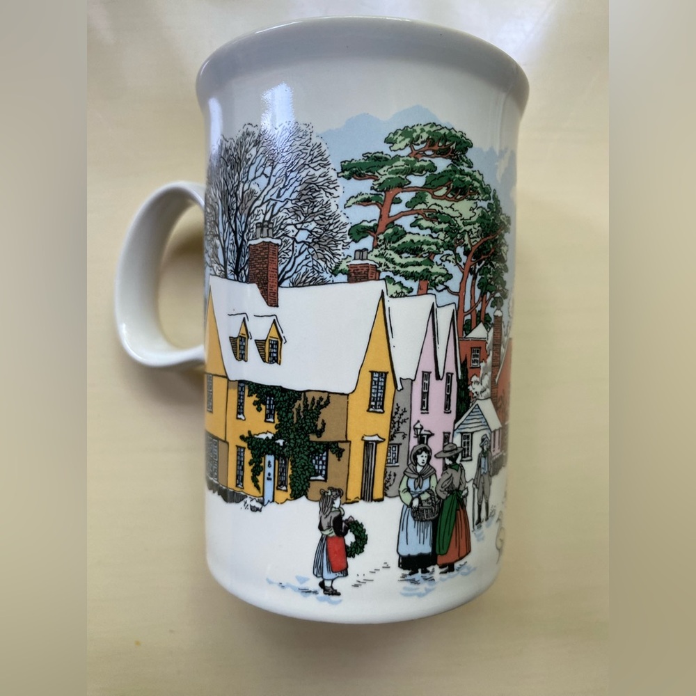 Coffee/hot cocoa Dunoon Christmas mugs 
Set of 4 fine stoneware.Made in Scotland - Picture 12 of 15